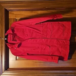 Talbots Petites Hooded Rain Jacket size Small